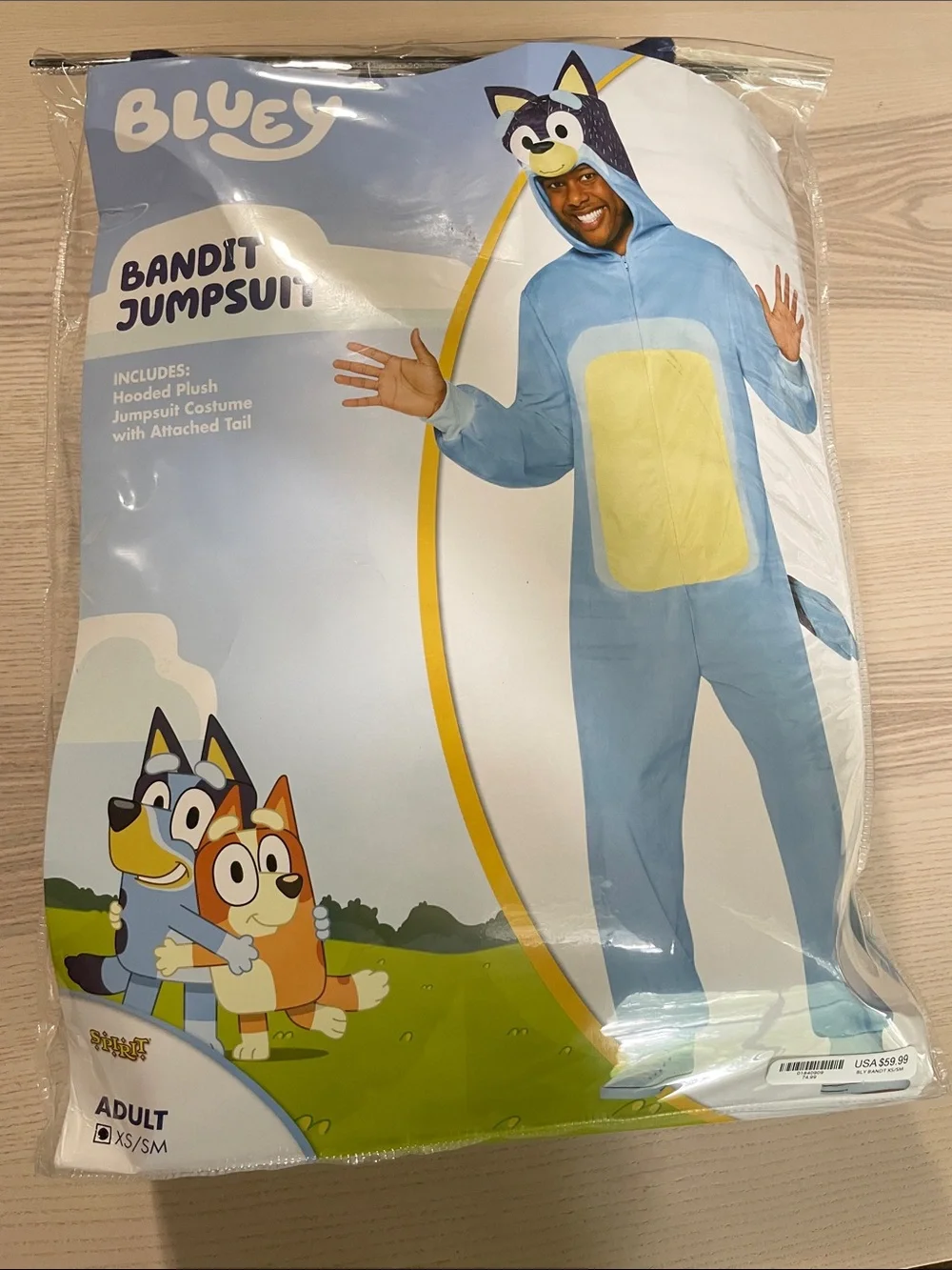 Spirit Blue and Yellow Character Costume Packaging Art - Picture 1 of 5
